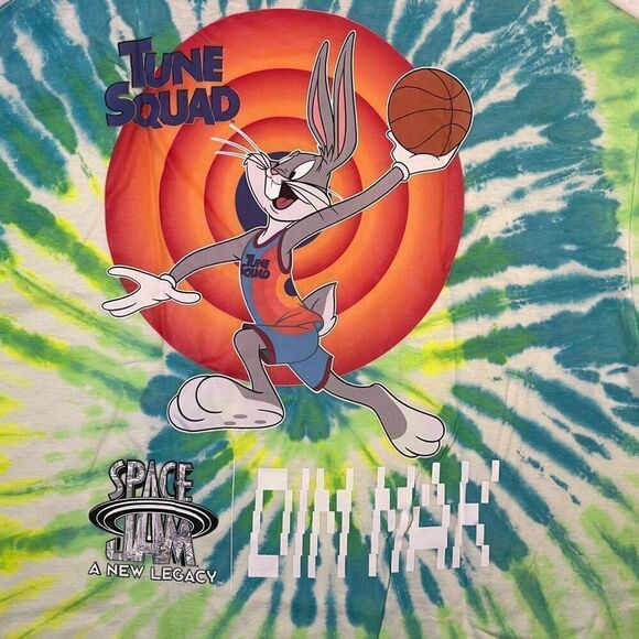 Dim Mak x‎ Space Jam: A New Legacy Bugs Bunny T-shirt Spiral Tie Dye Men Large - Picture 8 of 9